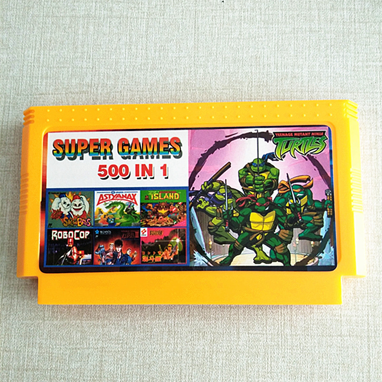 Băng 500 in 1 game cho Điện tử 4 nút (trò chơi không lập lại)