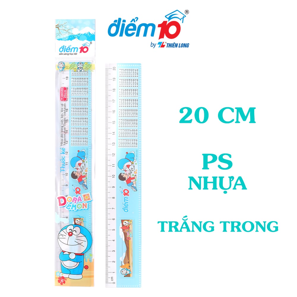 Thước thẳng điểm 10 doraemon sr-011/do