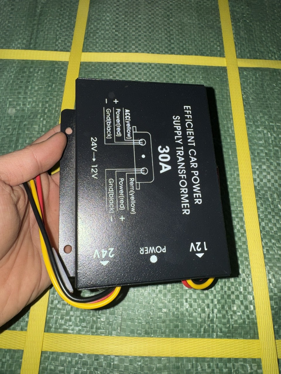 Đổi nguồn 30a 24v xuống 12v siêu chịu tải