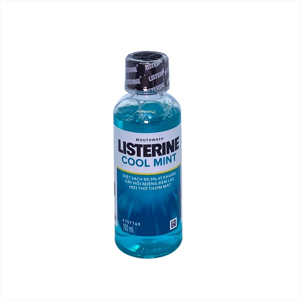 Nước súc miệng listerine cool mint chai 100ml