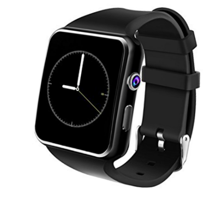 Đồng hồ thông minh X6 Plus màn hình cong 2.5D cảm ứng - Gắn sim nghe gọi như điện thoại, có khe thẻ nhớ lưu trữ, chụp hình giải trí đa dụng. Bảo hành 12 tháng