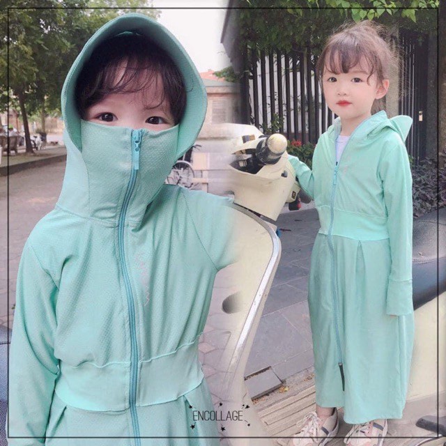 Áo choàng nắng thông hơi cho bé trai, bé gái đẹp
