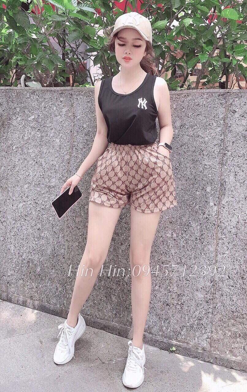Sét đồ bộ áo cotton quần cát hàn siêu chất, siêu cá tính LĐT52019