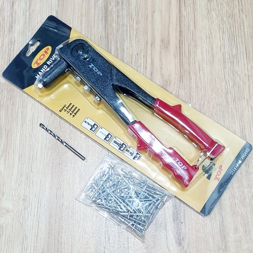 Kềm Rút Rive Cán Bọc Nhựa 4 Lỗ Công Dụng Rút Tán Đinh Rive Nhôm Sửa Chữa Nhà Cửa Nội Thất