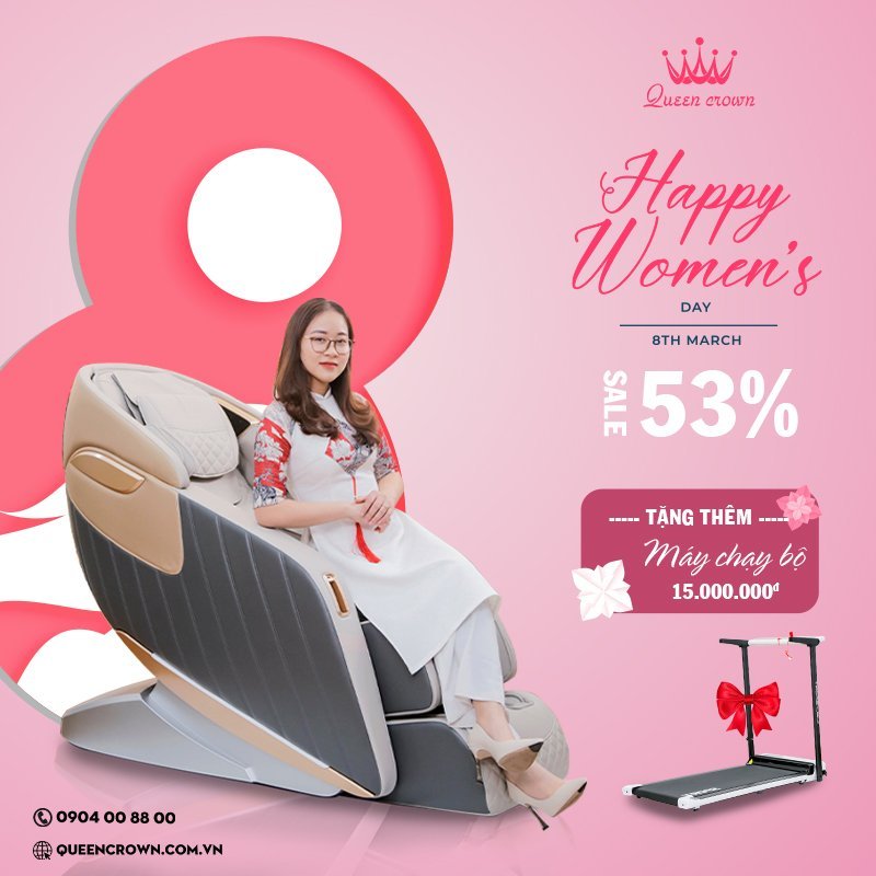 Ghế massage Queen Crown Fantasy X6