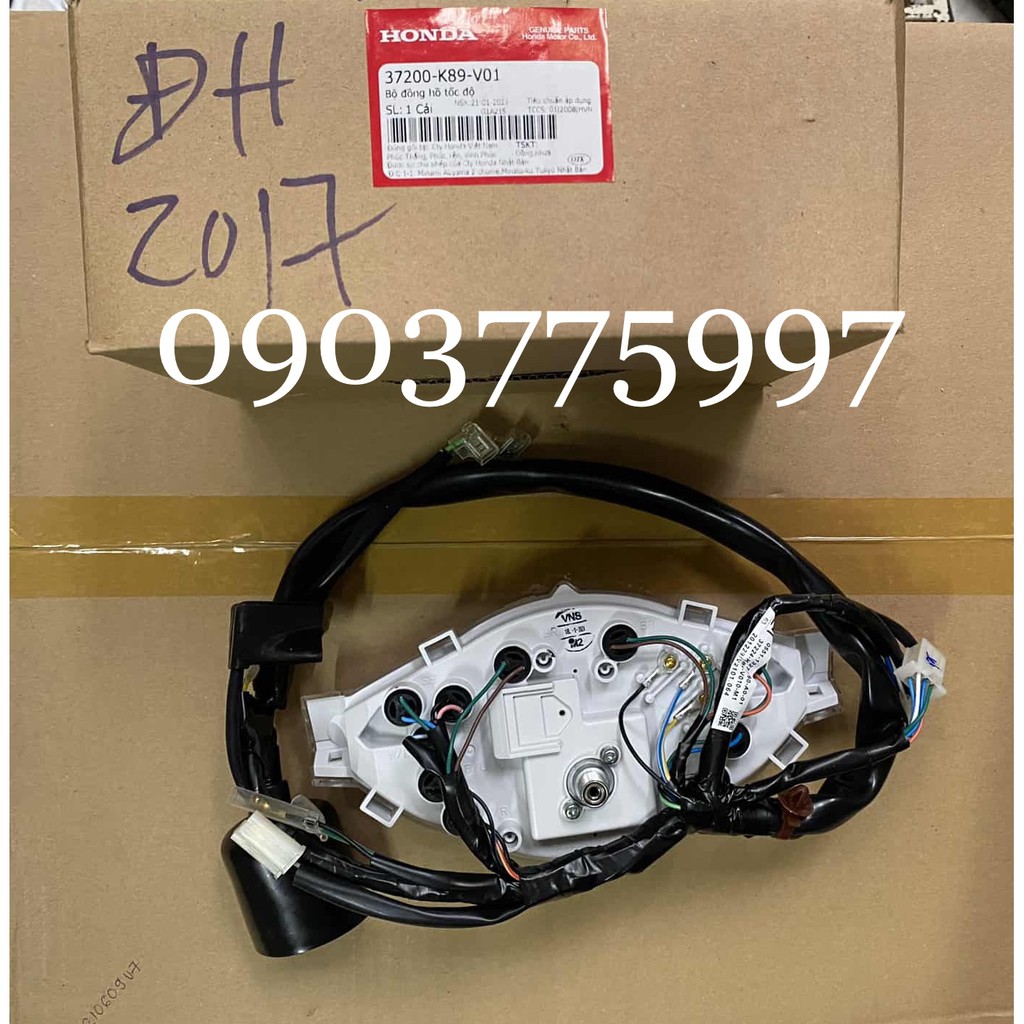[HÀNG_CHÍNH_HÃNG] Bộ đồng hồ tốc độ WAVE A 110 đời 2017 , Đồng hồ WAVE A 110cc