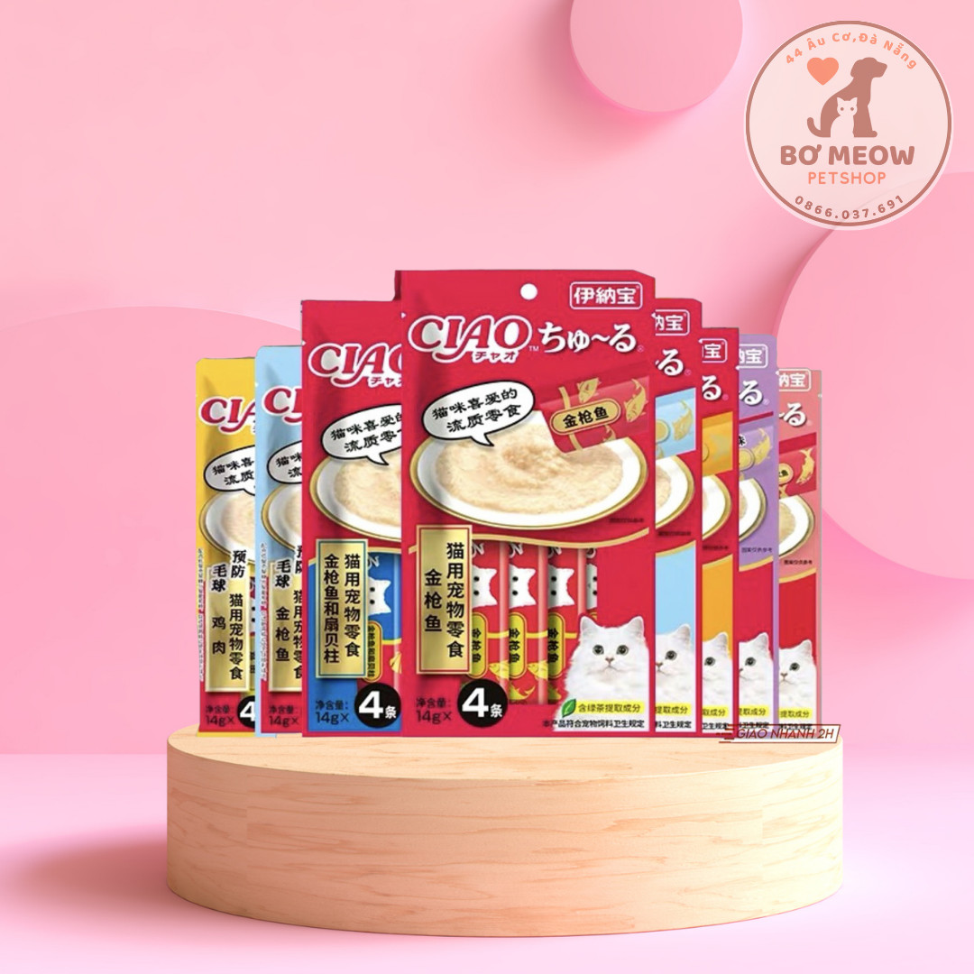CIAO CHURU SOUP THƯỞNG GÓI 4 THANH 14G