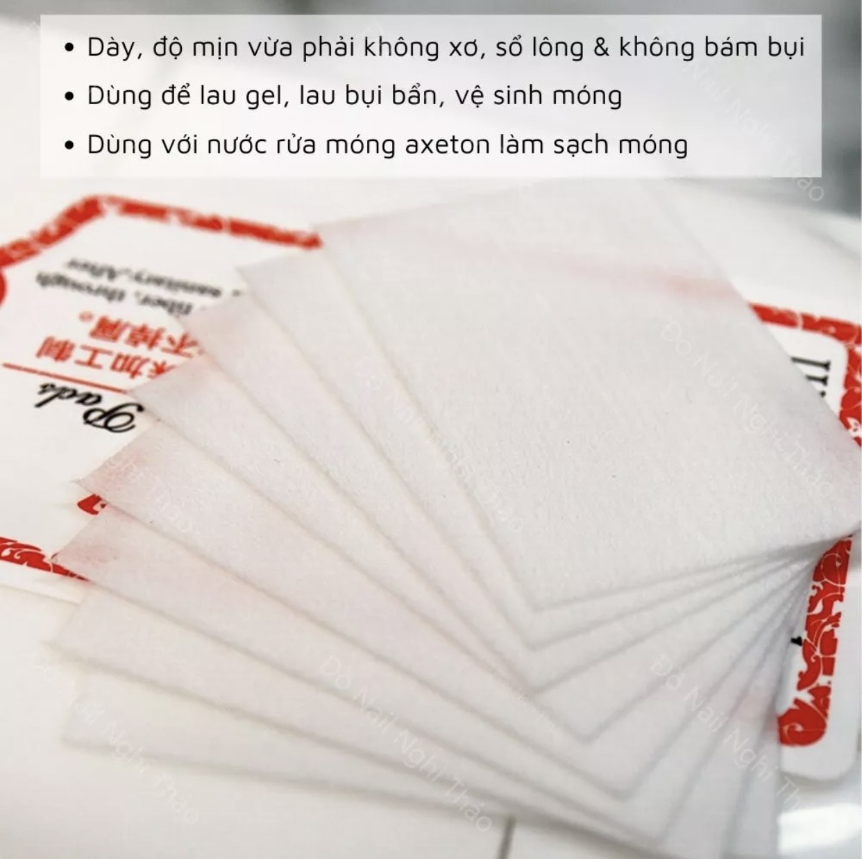 [Ảnh thật] Giấy Lâu Gel Nail, Giấy Chùi Gel (Loại 1)