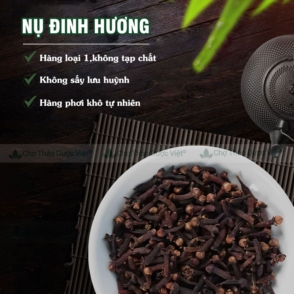 Nụ đinh hương 1kg, đinh hương khô, nụ to, thơm, gia vị nấu phở, tẩm ướp thơm ngon chuẩn vị