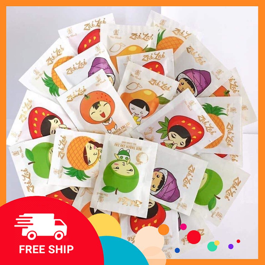 Thạch zai zai Đức Hạnh [FREESHIP - 100% TỰ NHIÊN] giòn giòn, hương vị trái cây ngọt ngào, giòn dai từ thiên nhiên