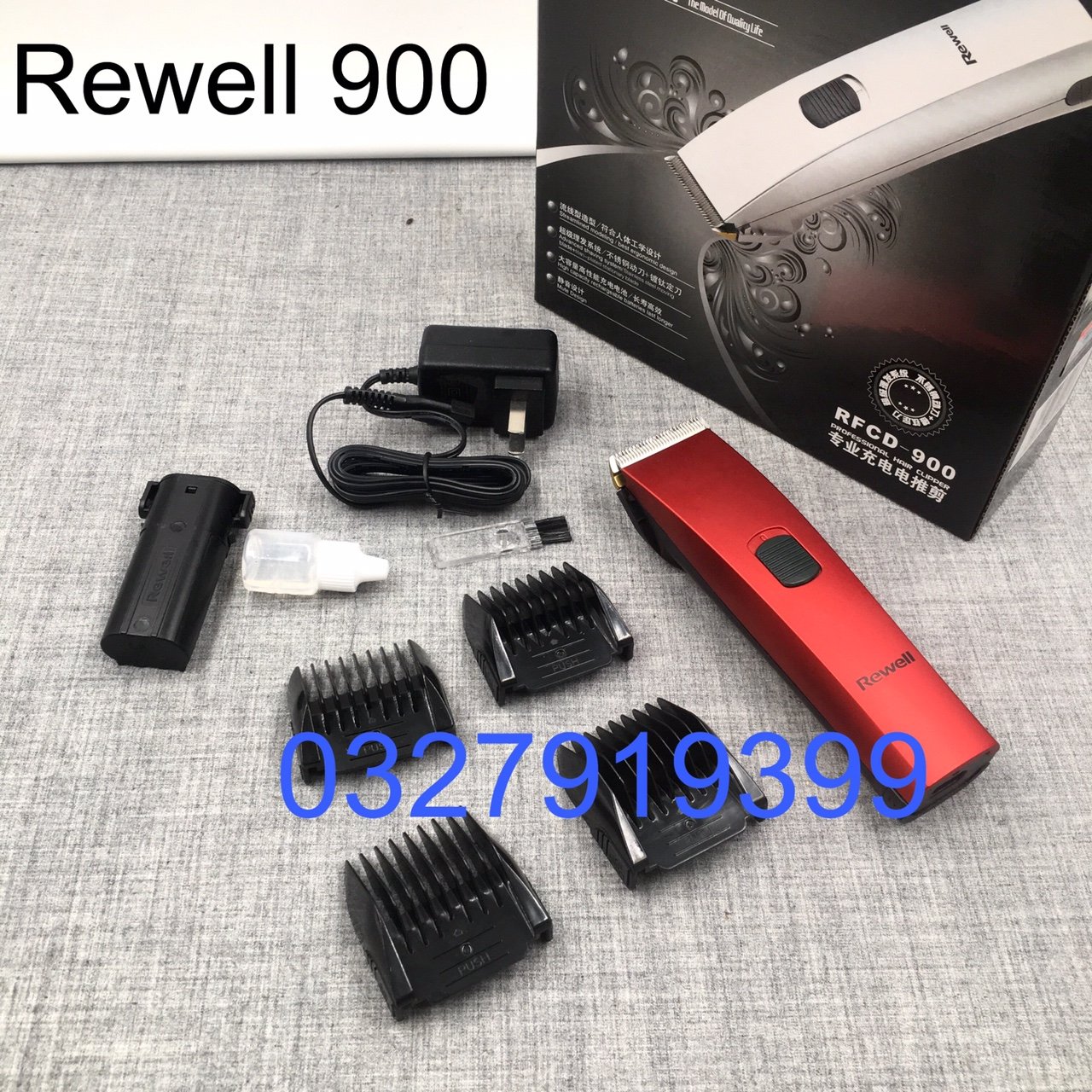 Rewell Lưỡi Thay Tông Đơ 900 - Thép Không Gỉ, Độ Bền Cao, Sắc Bén, Thích Hợp Cho Tông Đơ Điện & Pin, Tiết Kiệm Chi Phí, Chất Lượng Cao