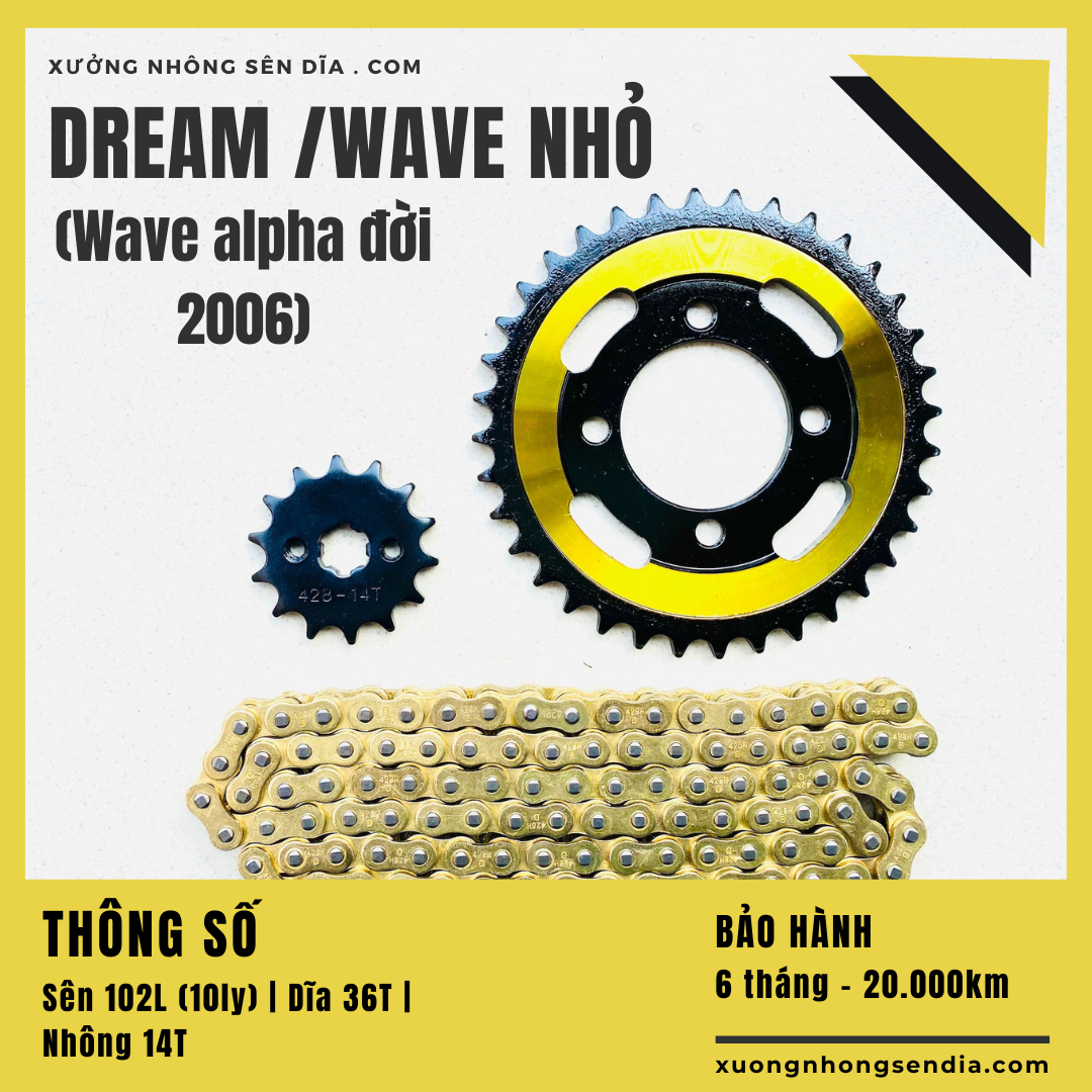 [FreeshipMAX] [HCM]NHÔNG SÊN DĨA DREAM VÀNG