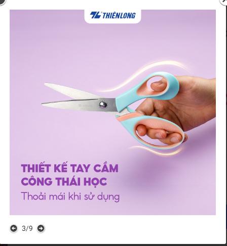 Kéo văn phòng Thiên Long TL-SC025/SC026