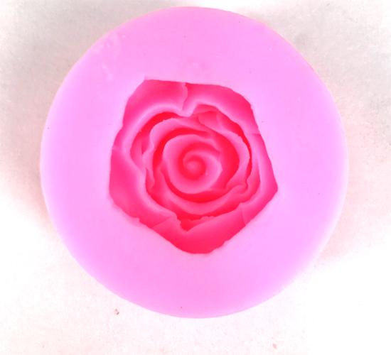 Khuôn silicon 4d hoa hồng cánh mỏng MS92