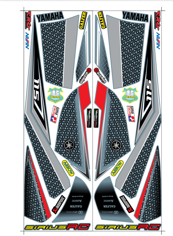 Tem sirius fi tổ ong xám xi măng