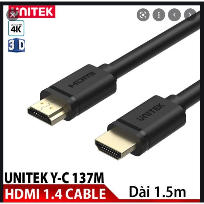 Cáp unitek 4k hdmi 137m - 1.5m chính hãng