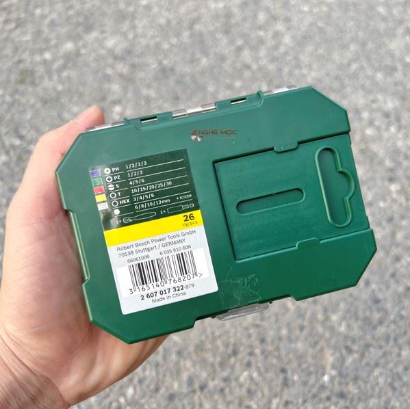 Bộ vặn vít 26 chi tiết BOSCH 2607017322