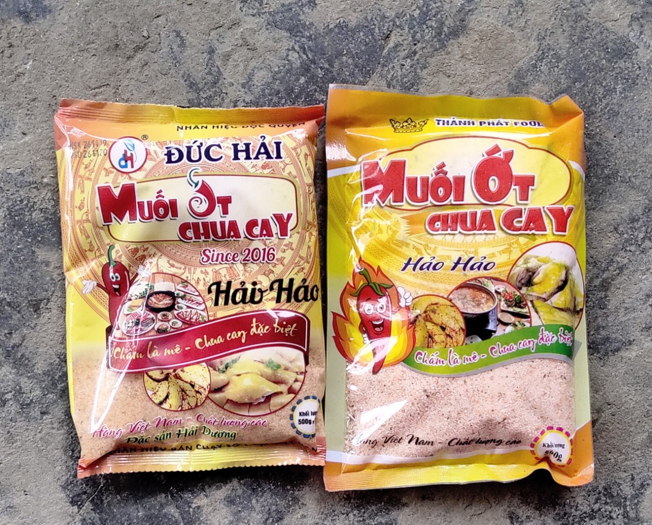 MUỐI ỚT CHUA CAY HẢO HẢO 500GR