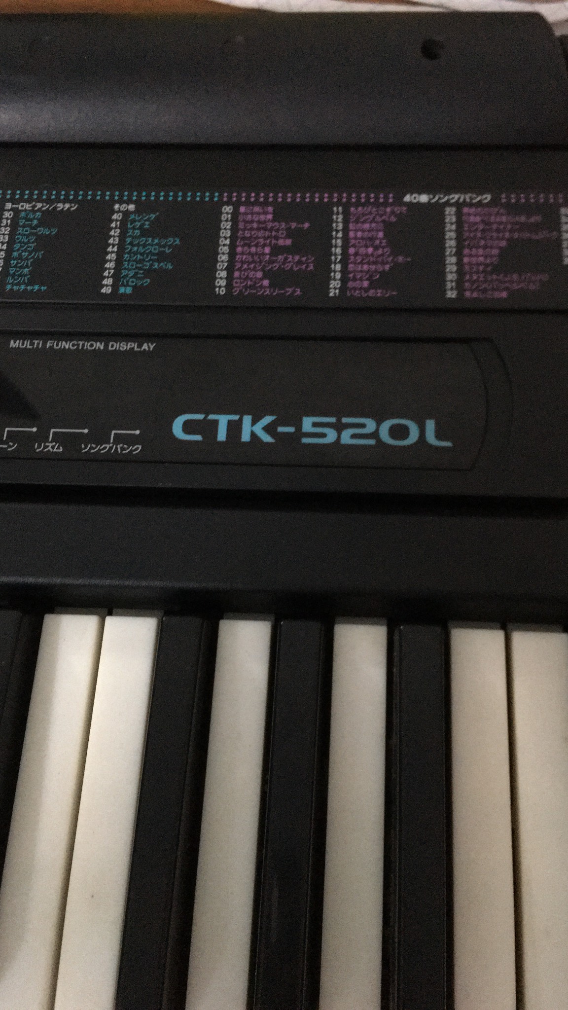 Dây nguồn đãn casio CTK-520L nguyên bản Casio phân phối