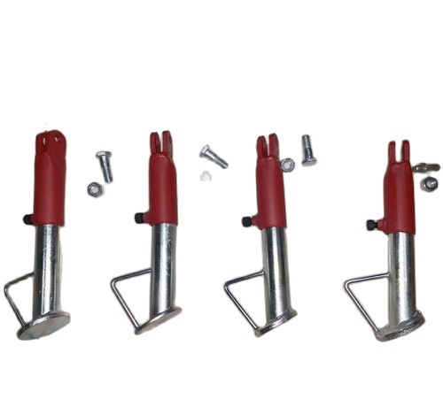 Chân chống xe máy chở hàng Siêu Cứng tăng chỉnh ngắn dài