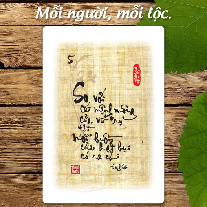 Góp nhặt Hoa Tâm - Thư pháp Thanh Sơn
