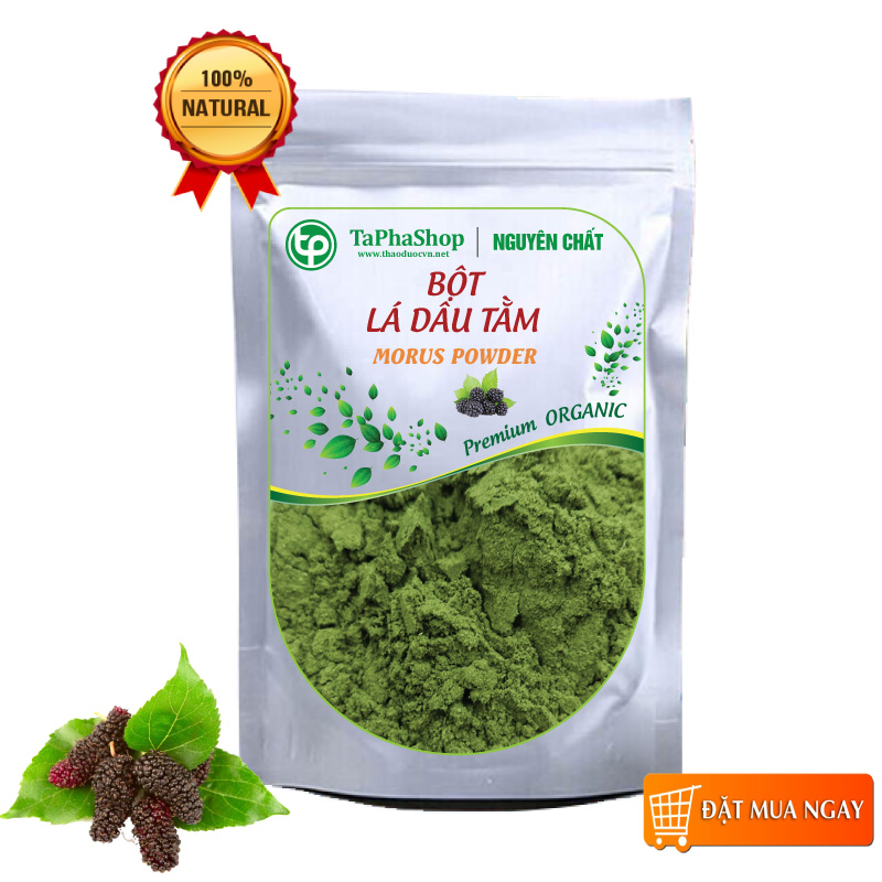 Bột lá dâu tằm nguyên chất 200g - Tấn Phát