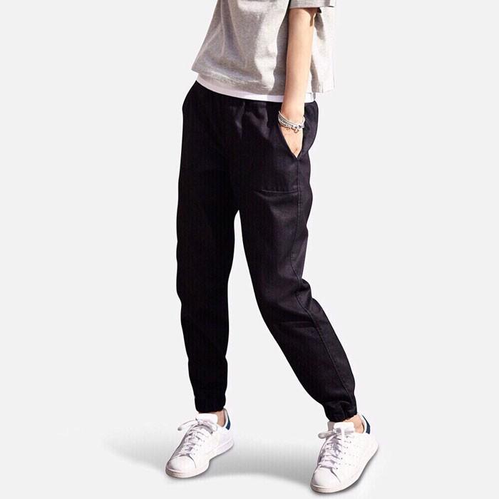 Quần Jogger nữ thun gân ( Hàng VNXK)
