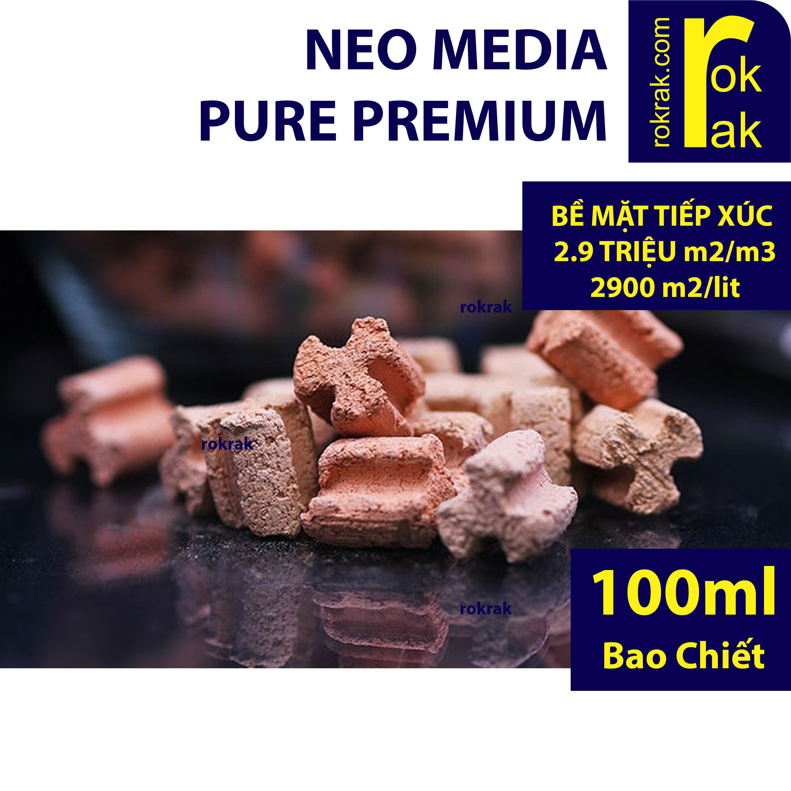 [HCM]Vật liệu lọc Neo Media - Pure Premium 100ml bao chiết cho bể thủy sinh hồ cá