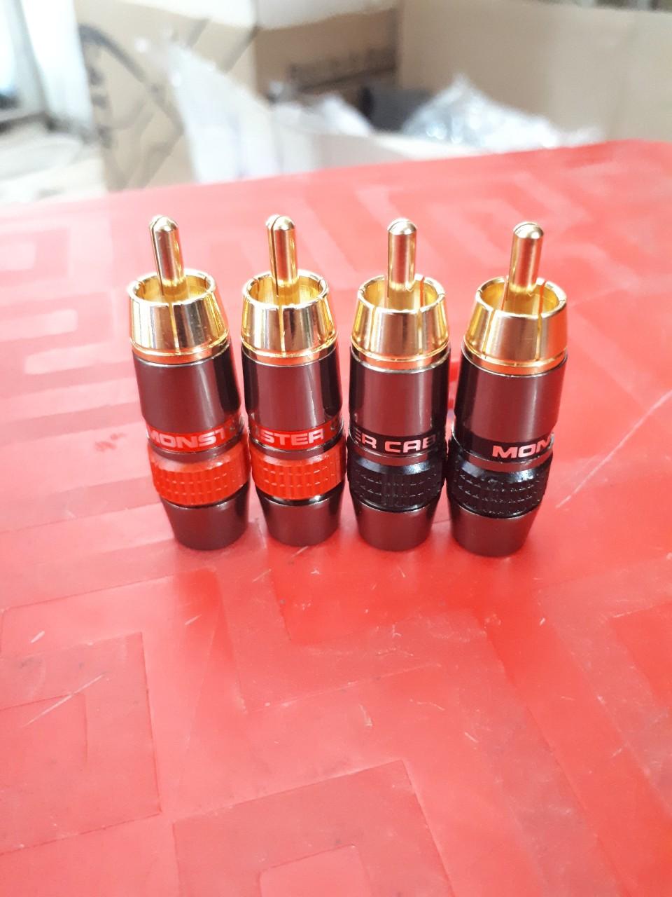 Bộ 4 đầu jack av ( đầu hàn ) monter