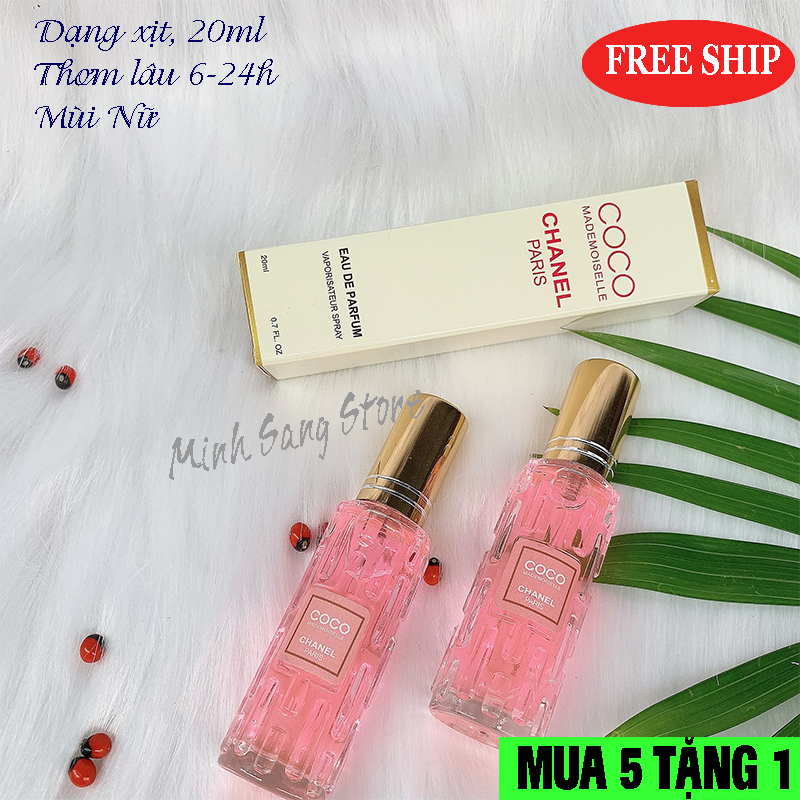 [HCM]Combo 2 nước hoa nữ chính hãng Pháp 20ml thơm lâu