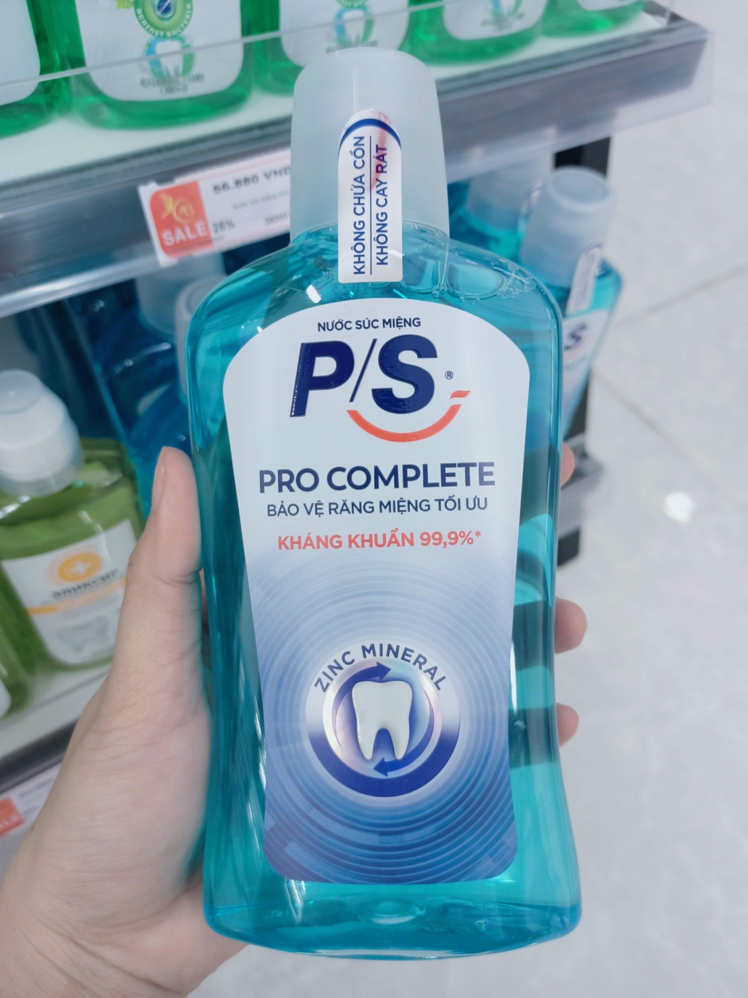 Nước Súc Miệng P/S Kháng Khuẩn Pro Complete 500ml