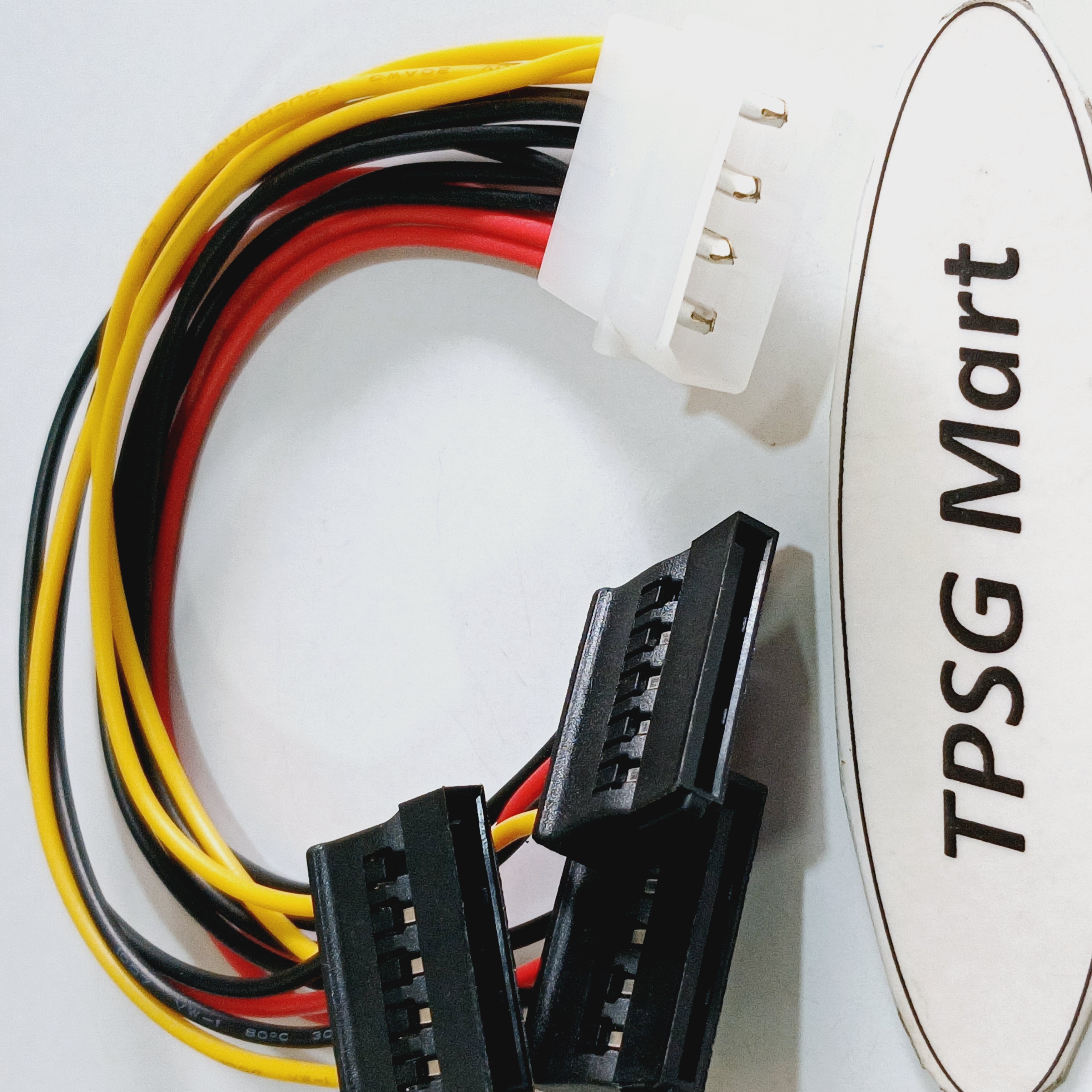 Cáp chuyển ATA ra SATA (3 đầu SATA) - Dài 15Cm (ATA Molex IDE 4 Pin)