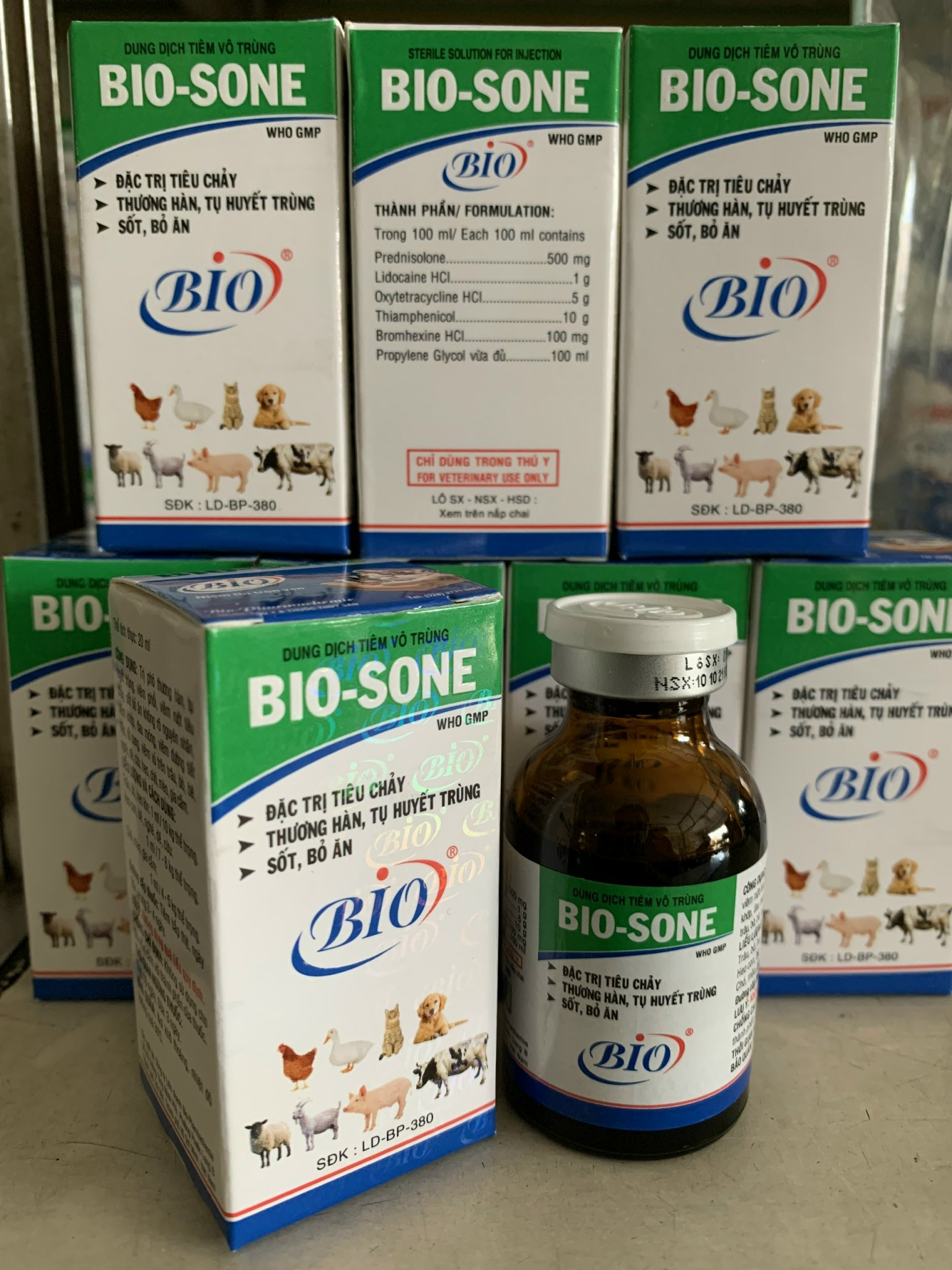 BIO-SONE 20ML/LỌ (T.R.Ị SỐT-BỎ ĂN-TIÊU CHẢY)