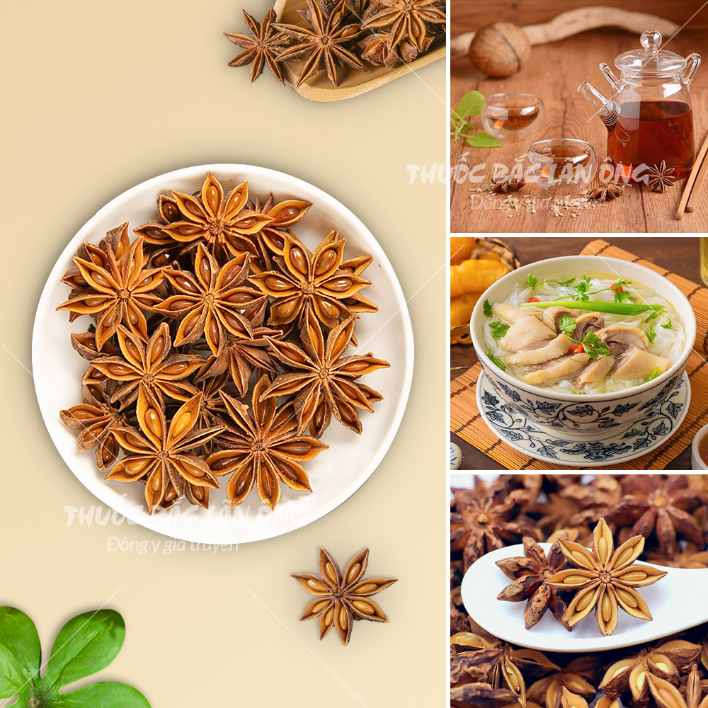 Hoa hồi 100g, đại hồi khô thơm nồng tự nhiên, gia vị cho nhiều món ngon