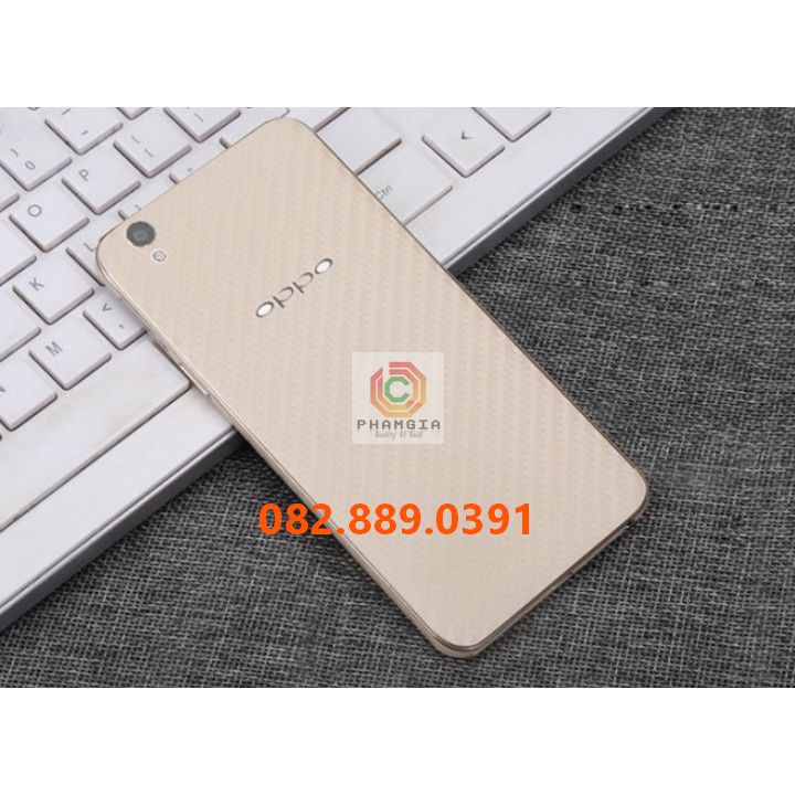 Miếng dán mặt lưng skin carbon Oppo Neo 9(A37)/ Neo 9s(A39)