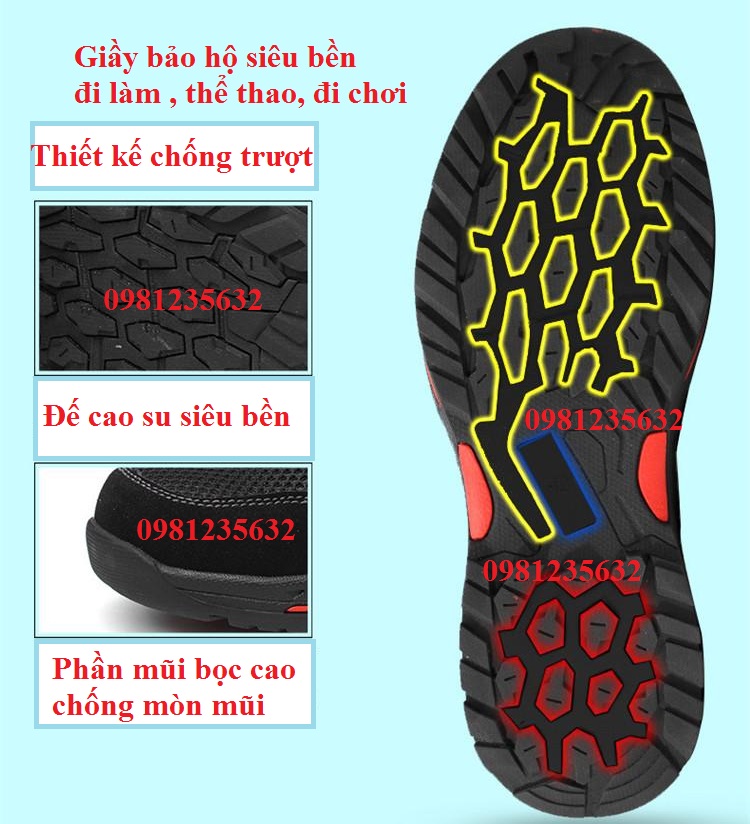 Giày bảo hộ lao động siêu thoáng khí