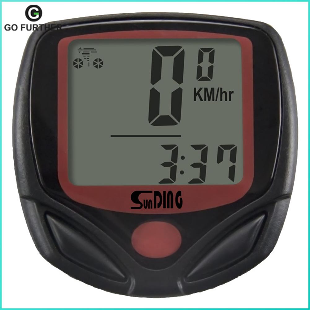 SUNDING 548B Waterproof MTB Bike Speedometer Cycling Digital LCD Odometer