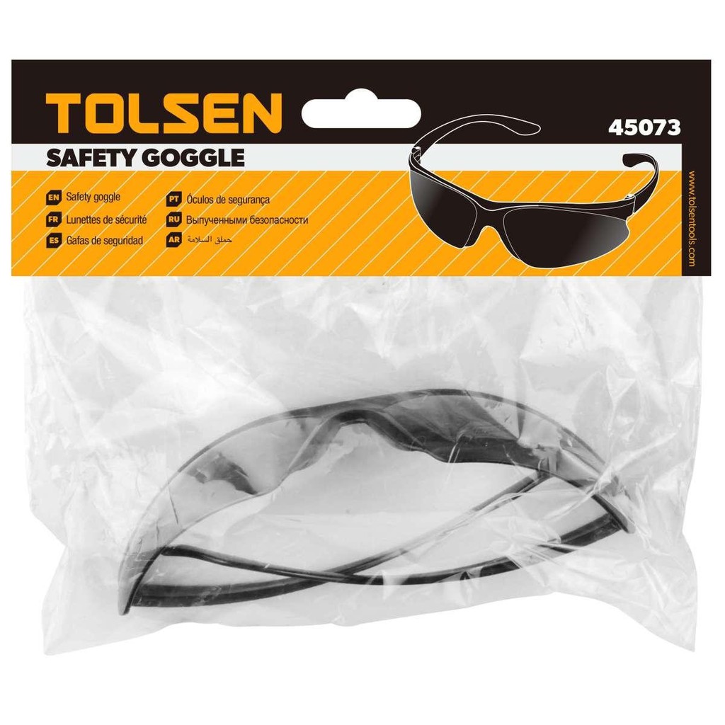Kính bảo hộ đen Tolsen 45073