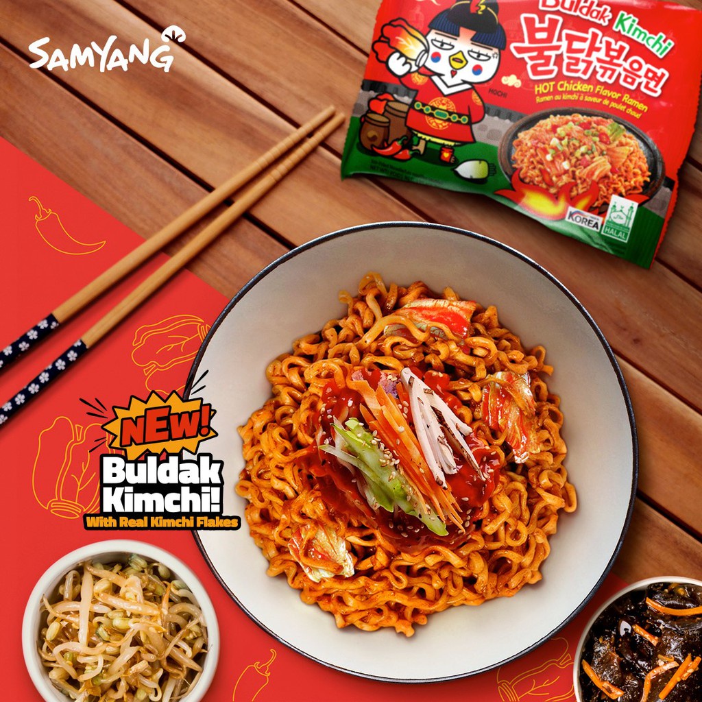 Mì gà cay vị kimchi Samyang 135g