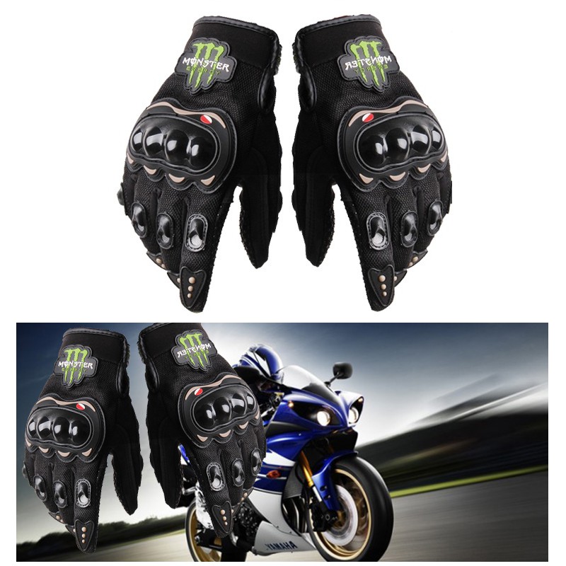 Găng tay đi phượt monster có gù - ngón dài