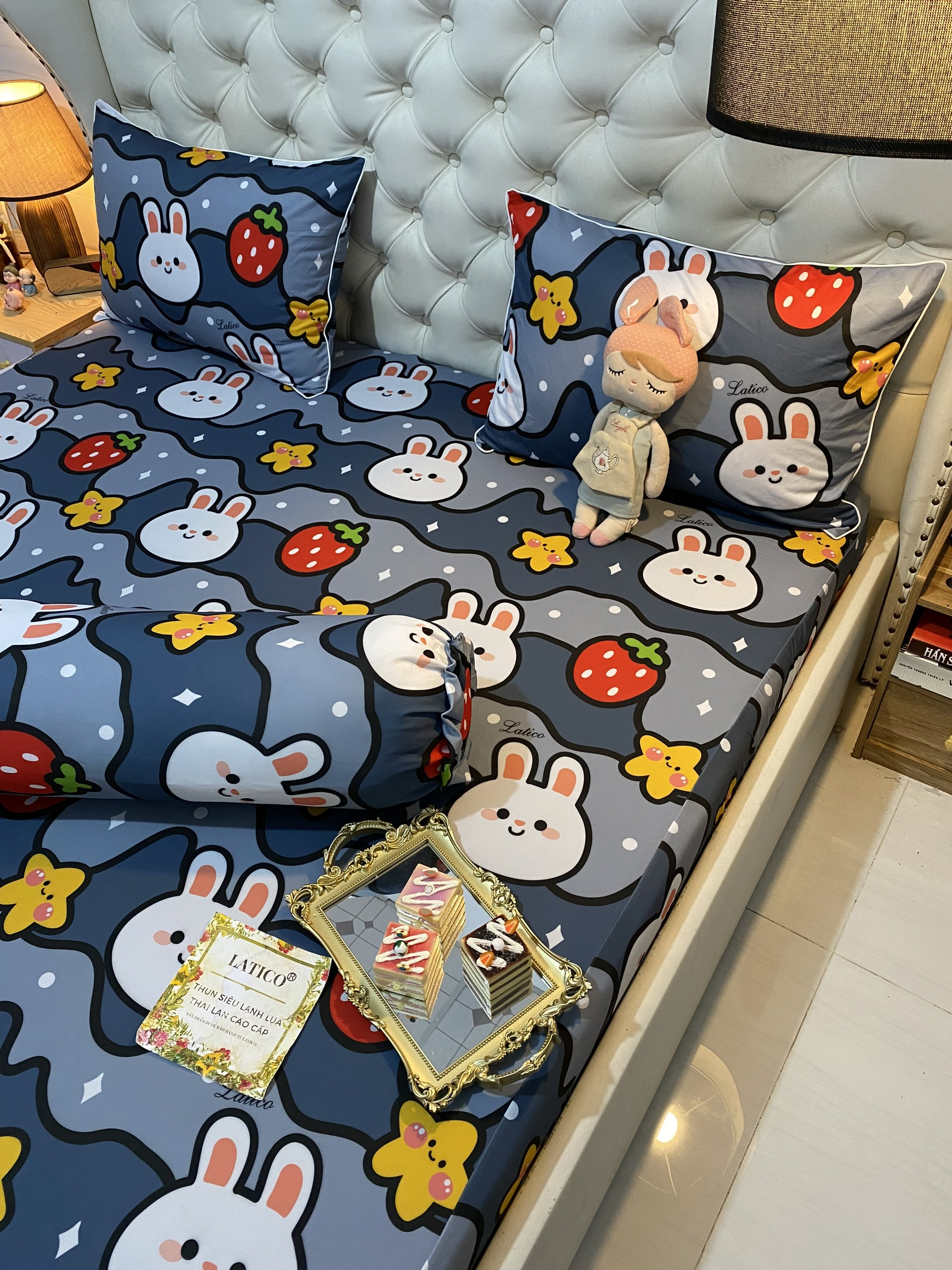 THUN LATICO - BỘ GA SIÊU LẠNH LỤA - THÁI LAN CAO CẤP MỚI (ÔM KHOÁ KÉO)