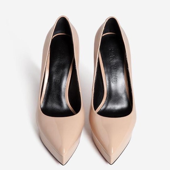 Giày Cao Gót Da Lộn 5P Siêu Êm Chân Mã LHMTC48