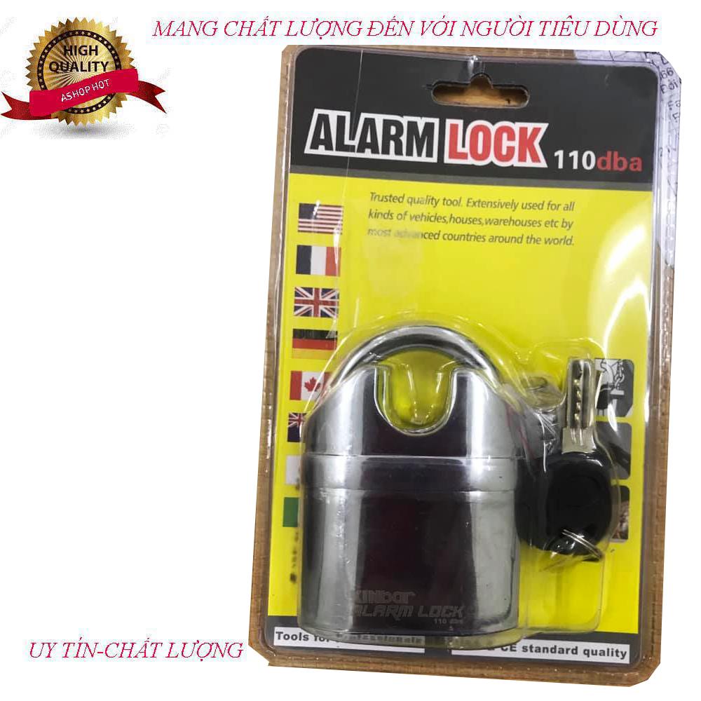 Ổ khóa chống trộm K106W (Chống cắt) có chế độ chuông báo chộm khi bị tác động cắt phá