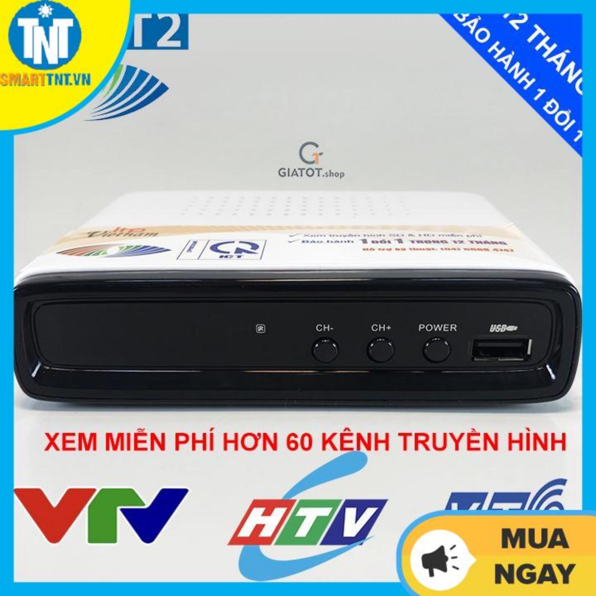 Đầu thu kỹ thuật số DVB T2 LTP 1306 xem truyền hình miễn phí thu hơn 60 kênh VTV, VTC, HTV ....