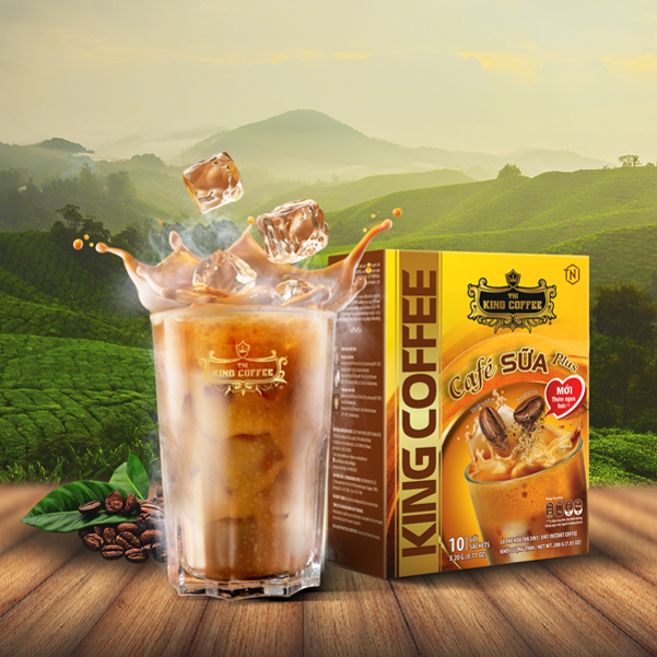 COMBO 3IN1 KING COFFEE - 3 loại cà phê Hòa Tan King Coffee