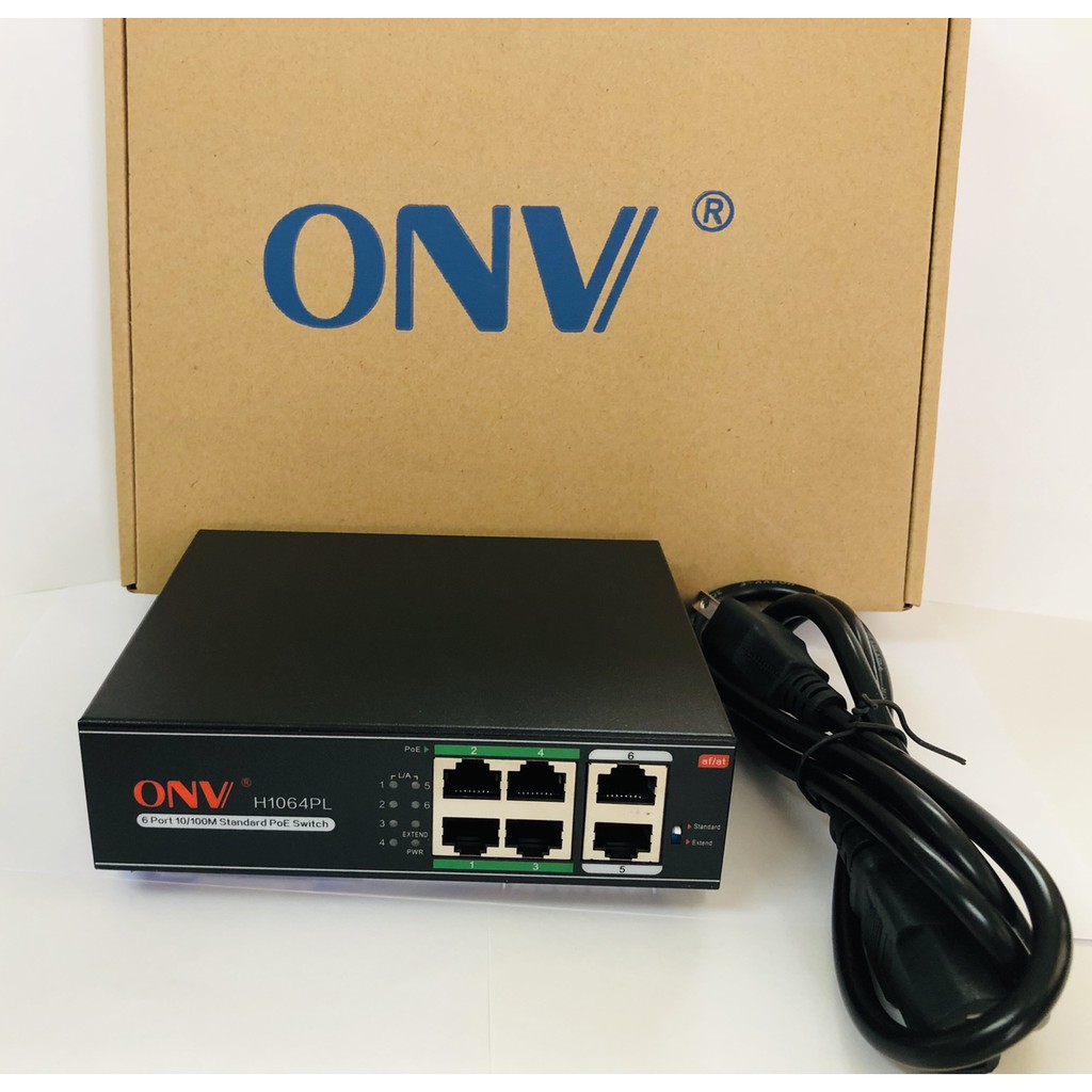 [HCM]Switch PoE ONV 4 port - 2 Cổng Uplink