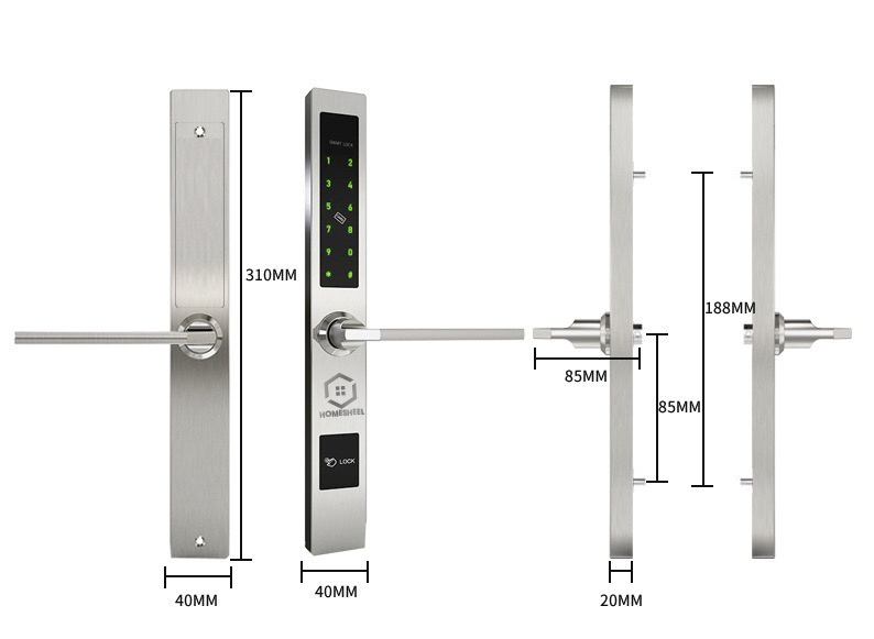 [HCM]Khóa vân tay Smart Lockdoor Homesheel L3