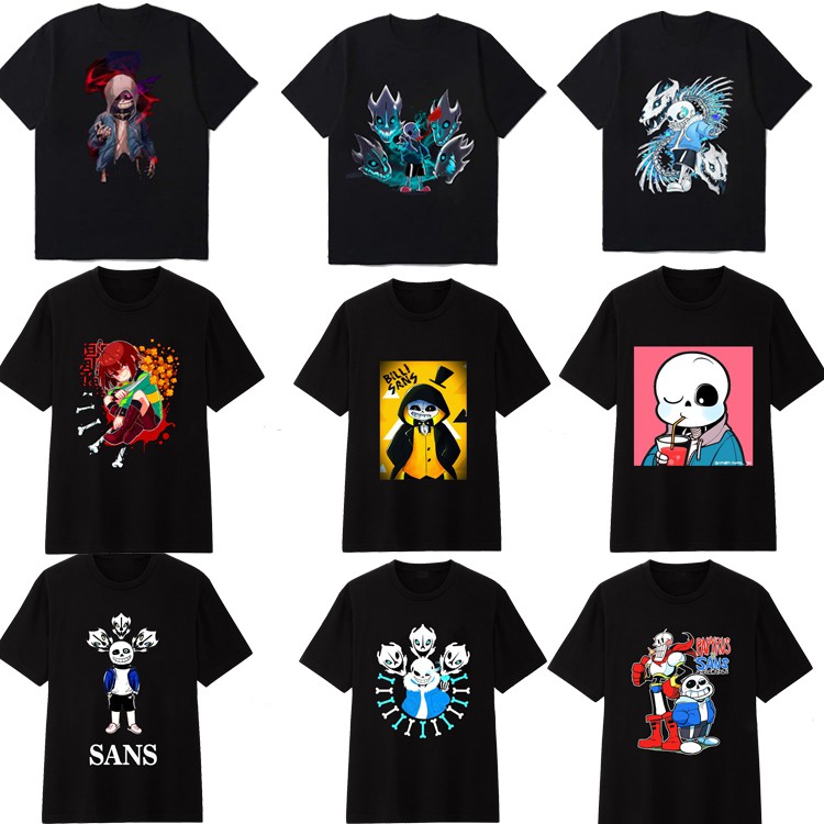 Áo thun gangster Áo phông sans game  Undertale độc đẹp