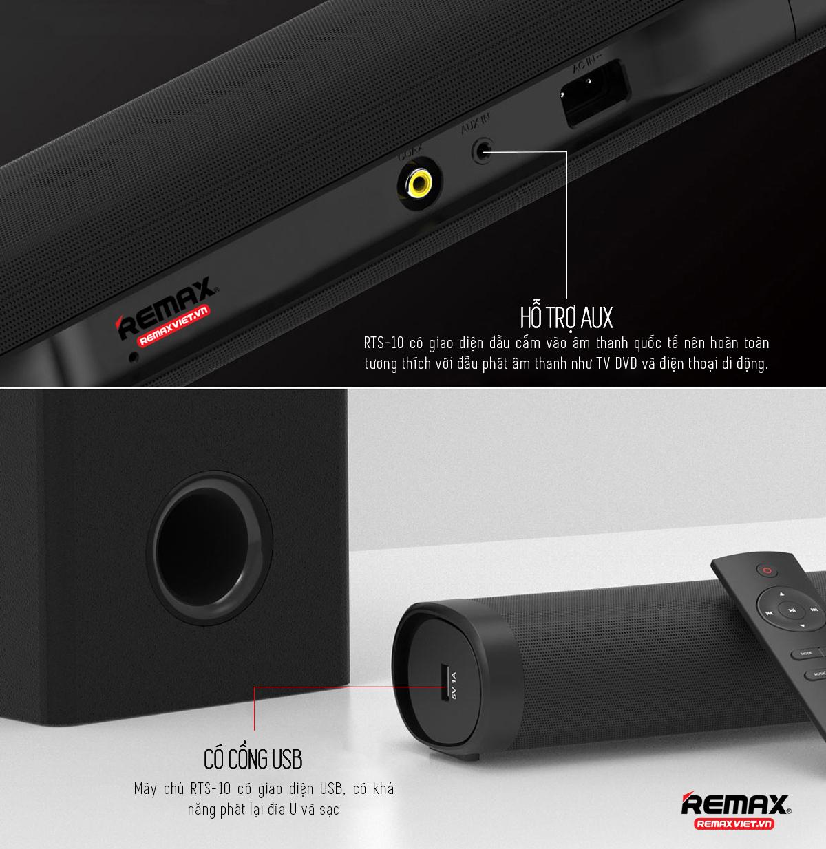 DÀN LOA ÂM THANH BLUETOOTH REMAX RTS-10
