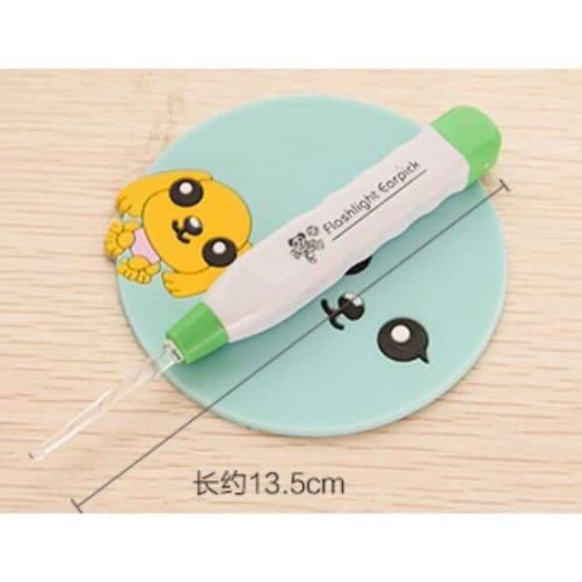 Set 3 Dụng cụ lấy ráy tai có đèn phát sáng (vỉ giấy)
